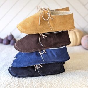 Merino Chmurki- kapcie barefoot z wełny merino