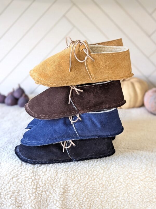 Merino Chmurki- kapcie barefoot z wełny merino