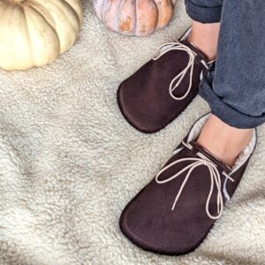 Merino Chmurki- kapcie barefoot z wełny merino