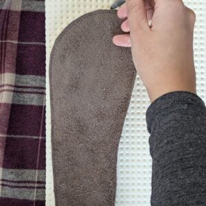 Arkusz na wkładki do butów barefoot- wełna + pianka lateksowa