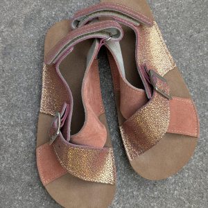 Sandały Grazia- peach + rosegold – 39