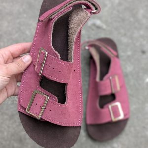 Sandały – dusty pink- 39