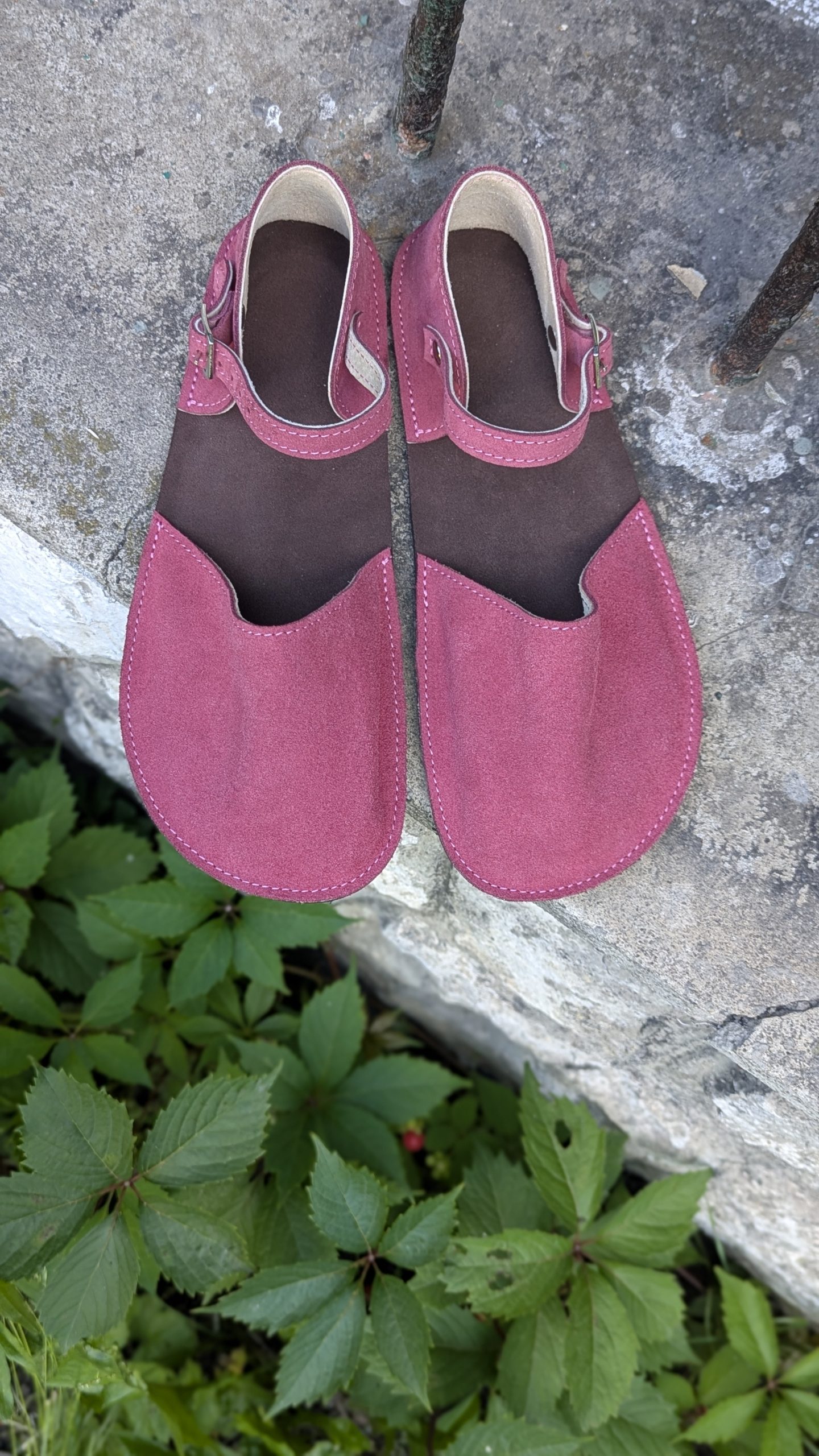 Model z paskiem- dusty rose- 40 - obrazek 2